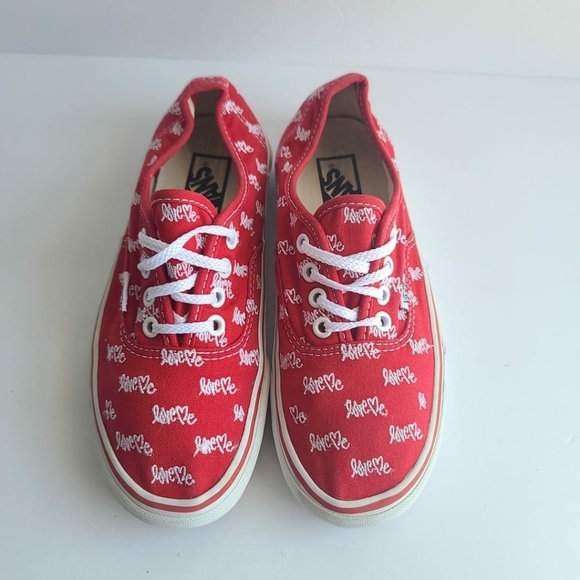 Vans Sneakers red Mens 5.5 women 7 - Picture 1 of 10